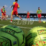 Benevento, allenamento a Paduli e “rompete le righe”. Gli auguri del club ai tifosi