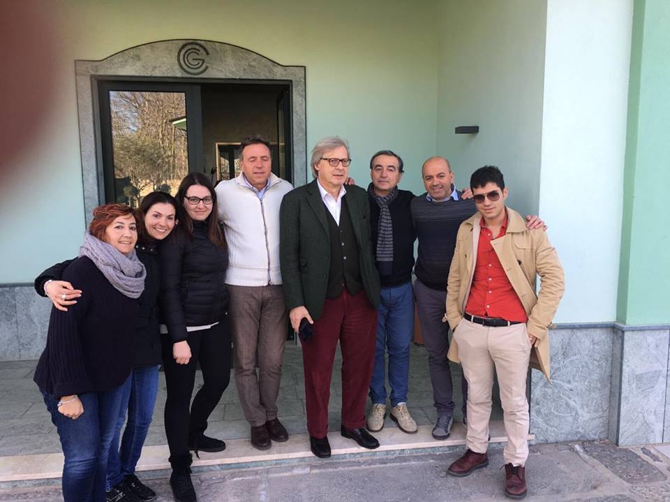 Valle Caudina| Sgarbi visita la Cogeca Spa