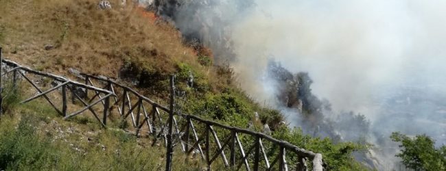 Fiamme in Irpinia: ancora allarme a Montevergine