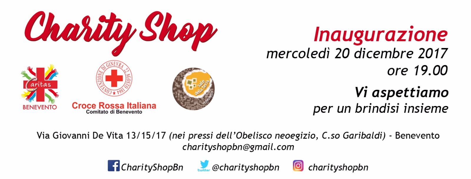 Benevento| Caritas, si inaugura il “Charity Shop”