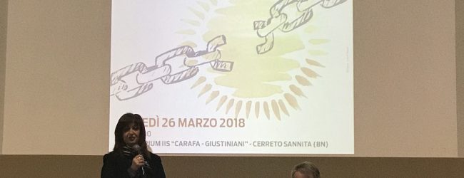 Vittime innocenti delle mafie, convegno a Cerreto Sannita con alunni e docenti