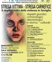 Benevento| Strega vittima,strega carnefice, il convegno dell’AMI