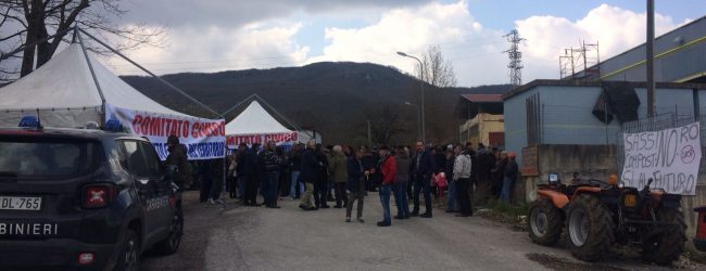 Sassinoro| Protesta contro impianto di compostaggio