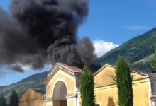 Bucciano| Incendio al cimitero di Bucciano: fiamme domate dai VV.FF. di Bonea