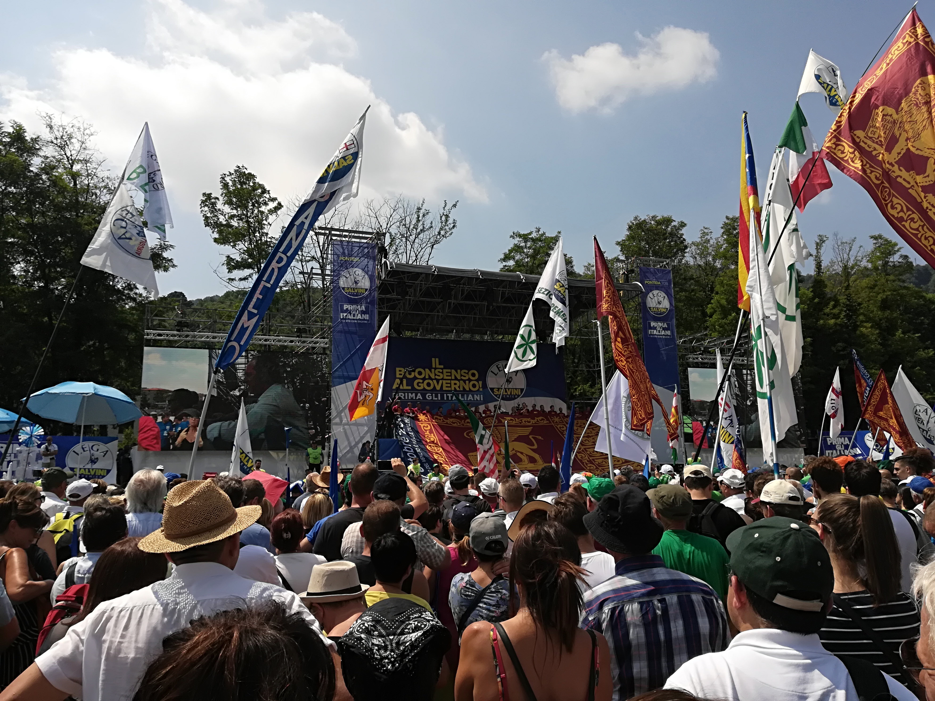 Benevento| Leghisti sanniti rientrano da Pontida: “festa di popoli, manifestazione genuina e commovente”