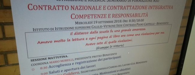 Benevento| Flc Cgil: scuola, che fare?