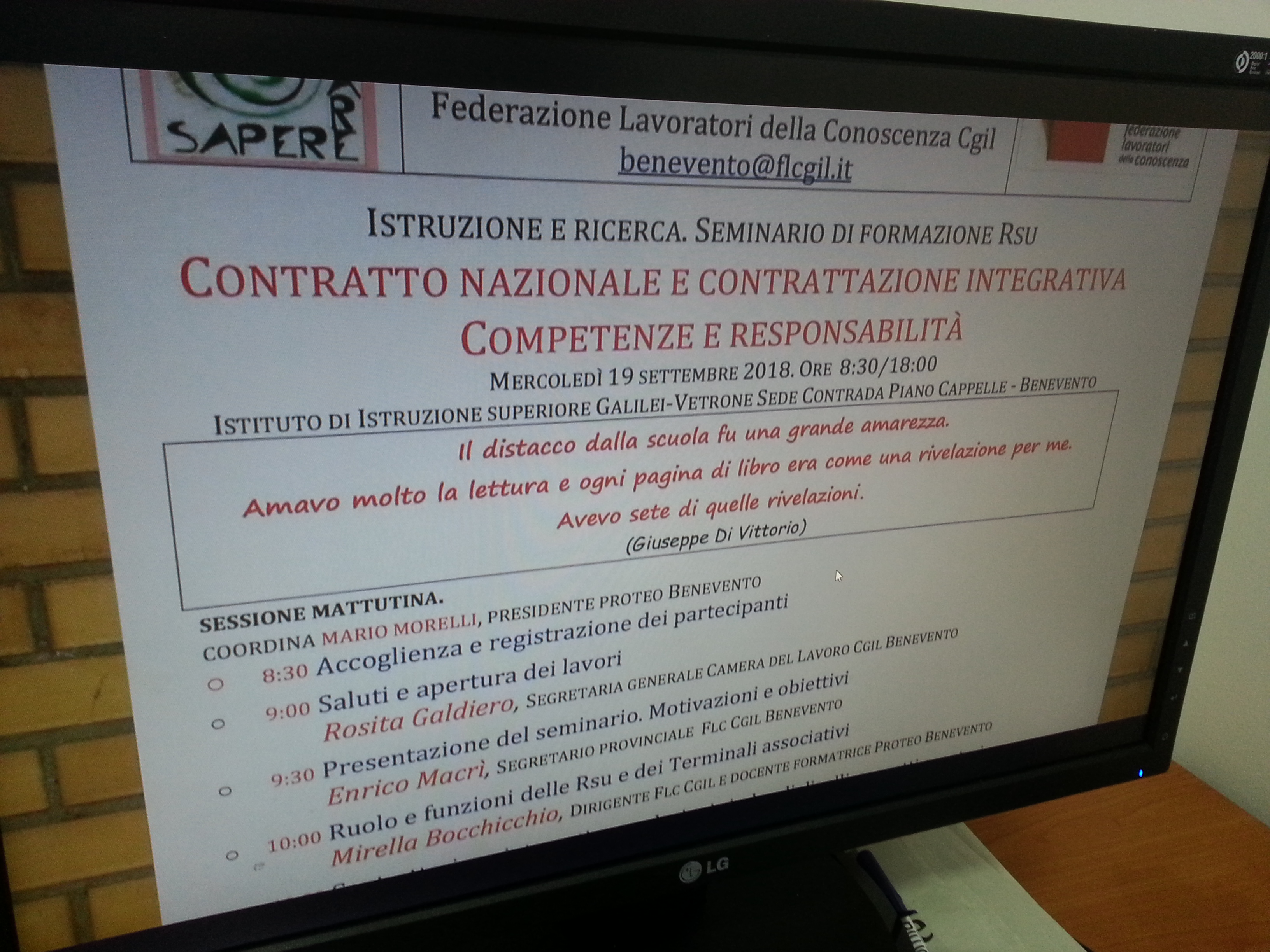 Benevento| Flc Cgil: scuola, che fare?