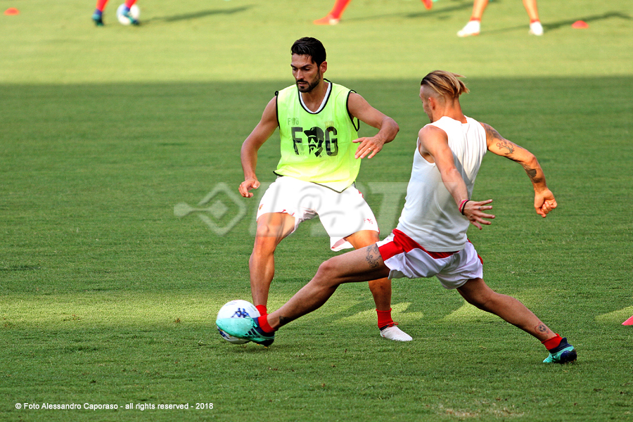 Benevento, giallorossi al lavoro verso la gara col Foggia