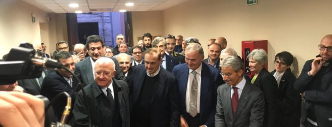 De Luca a Benevento tra sanità e trasporti