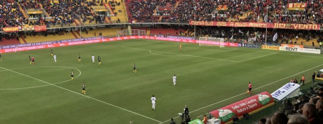 Benevento-Cremonese: 2-1. Coda ed Insigne violano gli imbattuti. La Strega mette la vetta nel mirino