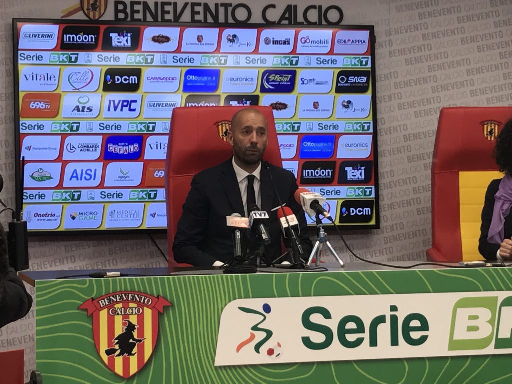 Benevento, Bucchi: “In B ci vuole la giusta cazzimma”