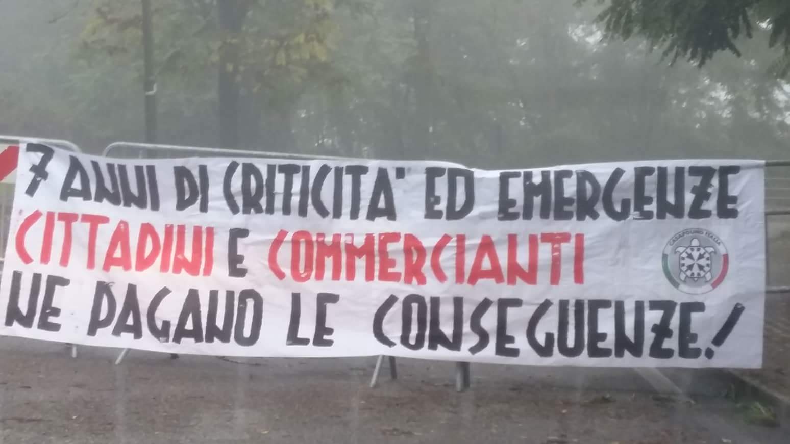 Benevento| Striscione Casapound: chiediamo chiarezza sul Ponte San Nicola