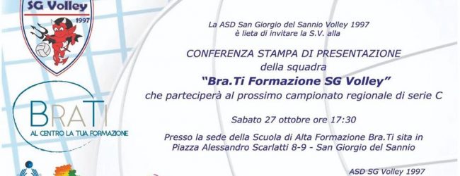 San Giorgio del Sannio| Sabato presentazione della squadra di volley femminile