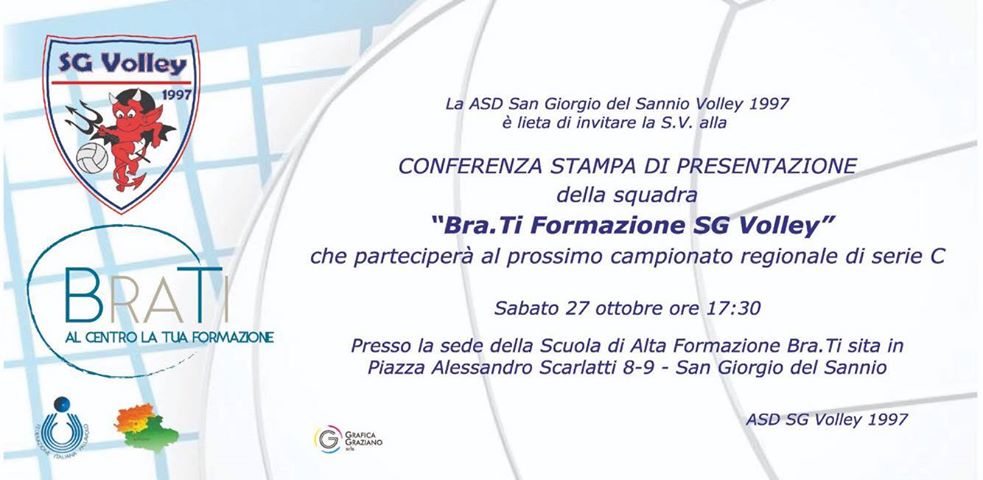 San Giorgio del Sannio| Sabato presentazione della squadra di volley femminile