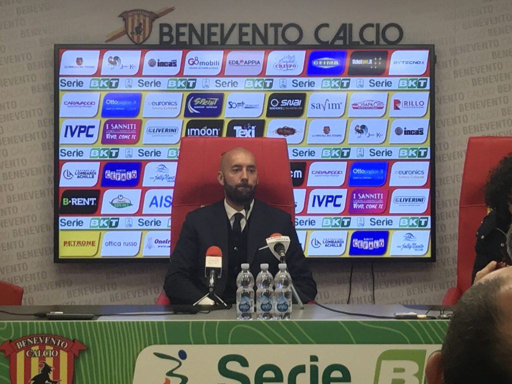 Benevento, Bucchi: “Abbiamo pagato a caro prezzo le uniche due sbavature”