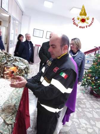 Benevento| Alla Caserma dei Vigili del fuoco il precetto natalizio