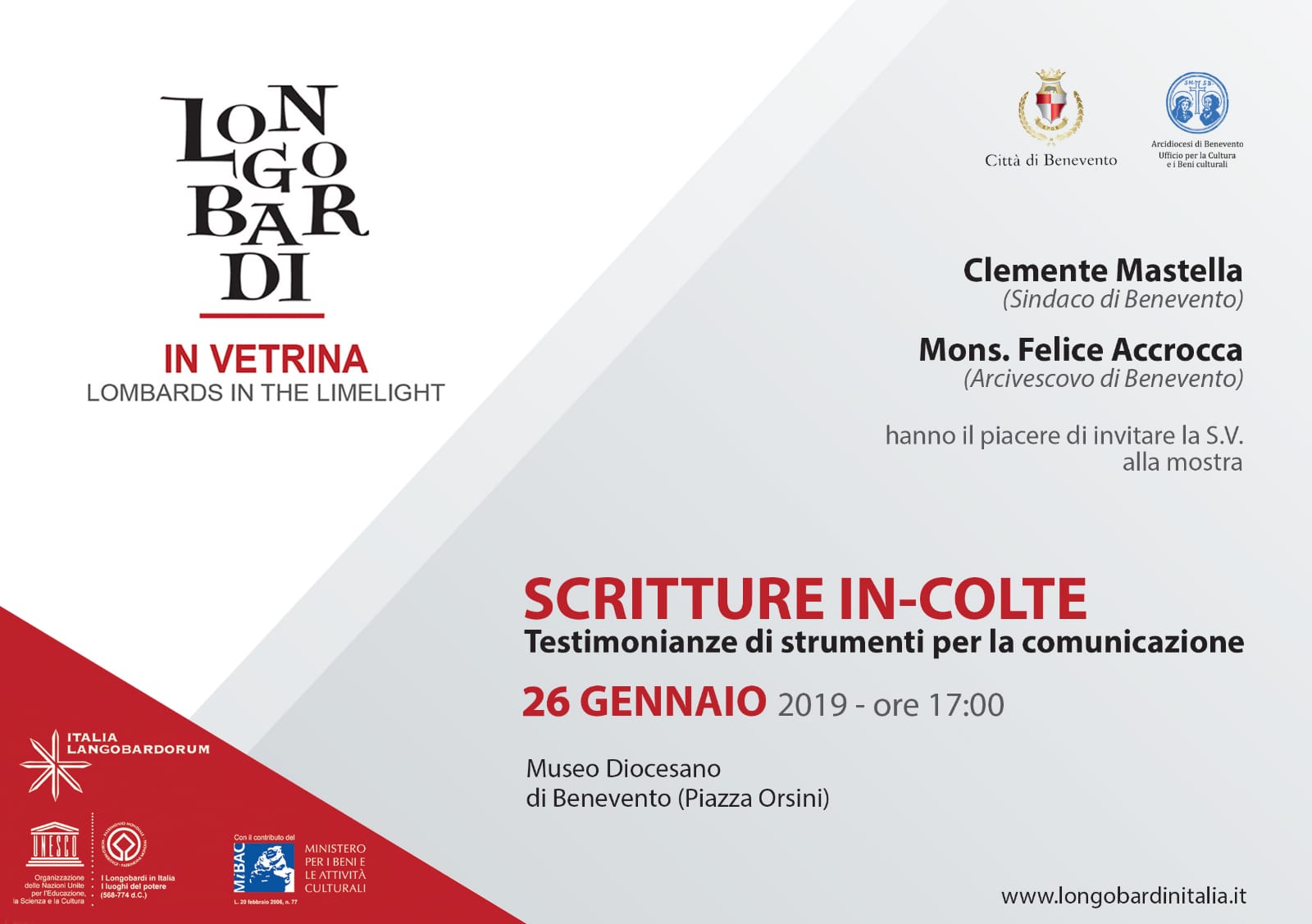 Al Museo diocesano di Benevento il progetto “Longobardi in Vetrina”