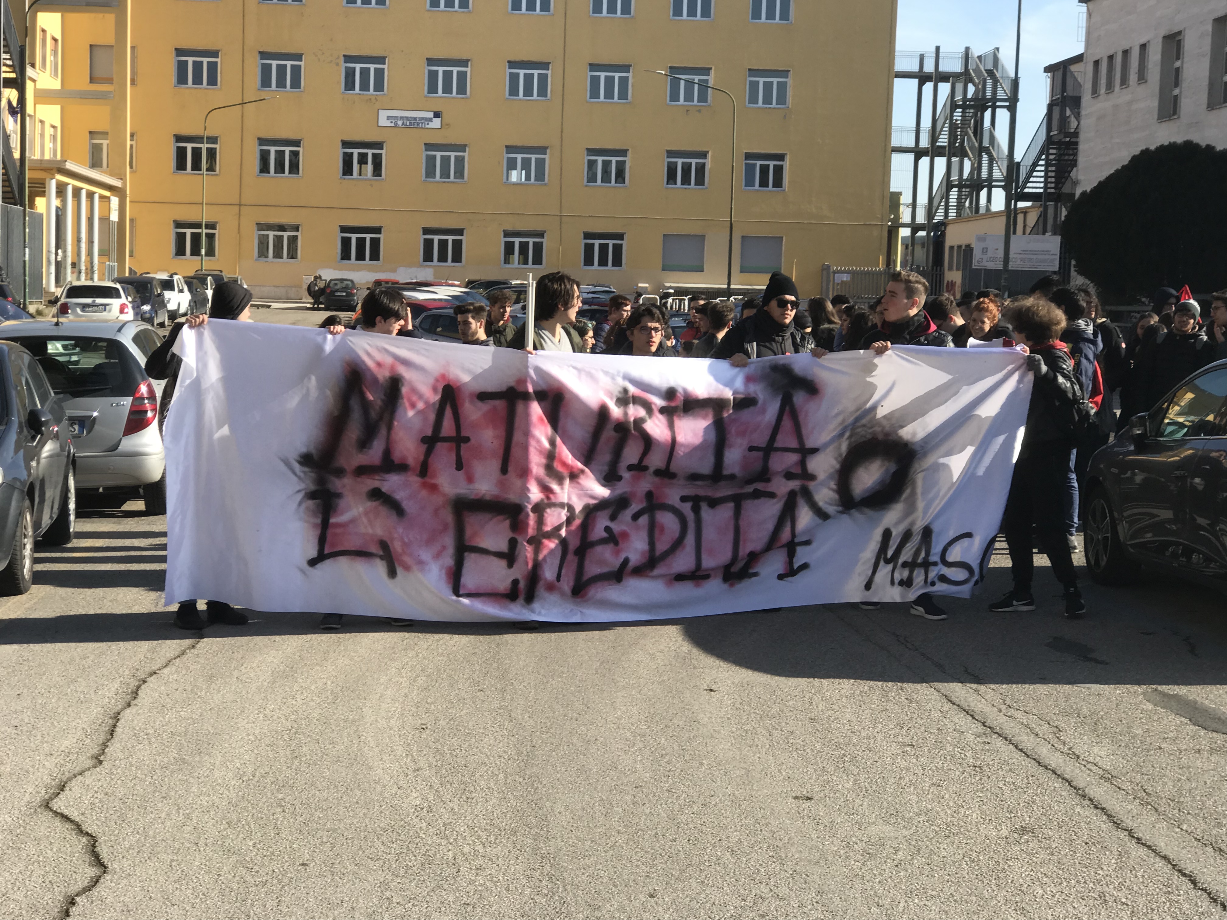 Benevento| “Maturità o L’Eredità”, la protesta degli studenti sanniti