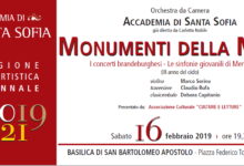 Benevento| “Stagione Concertistica 2019-2021”, appuntamento con “I concerti brandeburghesi e le sinfonie giovanili di Mendelssohn”