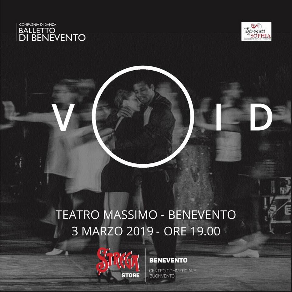 Benevento| “Stregati da Sophia”, la compagnia di Balletto presenta “Void” con la partecipazione straordinaria di Joseè Perez