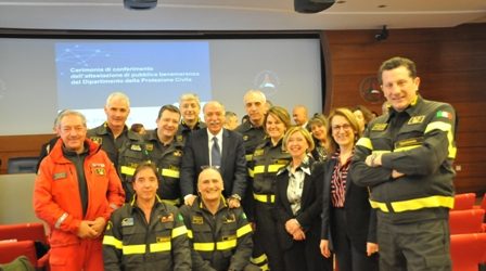 Alluvione 2015, il riconoscimento della Protezione Civile ai Vigili del Fuoco di Benevento