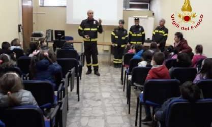 Benevento| Vigili del Fuoco incontrano le scuole tra legalità e ambiente