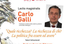 Benevento| Festival Filosofico del Sannio, giovedi appuntamento con la lectio magistralis di Carlo Galli