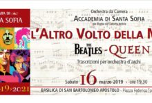 Benevento| “The Beatles Queen – L’Altro Volto della Musica”, concerto dell’Orchestra dell’Accademia Santa Sofia