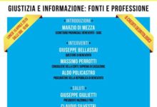 “Giustizia e informazione: fonti e professione” , lunedi 15 corso di formazione per giornalisti