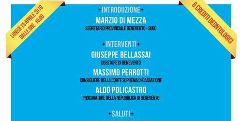 “Giustizia e informazione: fonti e professione” , lunedi 15 corso di formazione per giornalisti