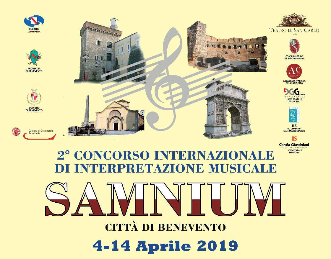 II Concorso Internazionale di Interpretazione Musicale  “Samnium”, ecco i nomi dei semifinalisti “Senior” della sezione Oboe