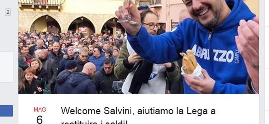 Salvini a Benevento?Sannio Antirazzista organizza questua itinerante