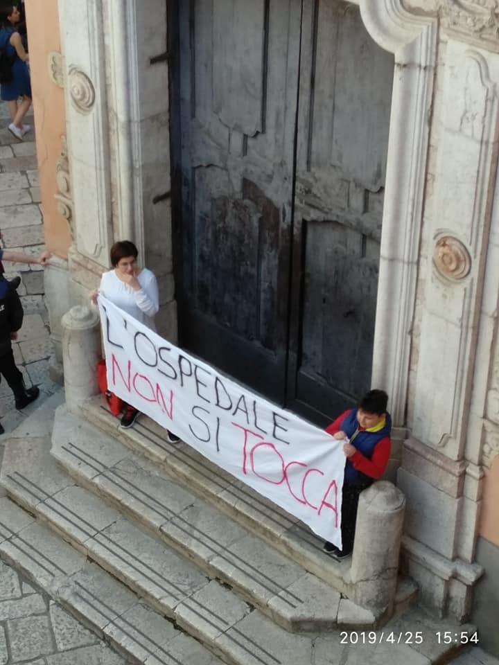 Ospedale Sant’Agata, in pochi a sostegno del Comitato