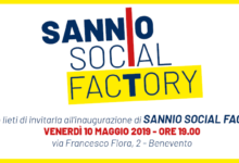 A Benevento nasce Sannio Social Factory, l’inaugurazione venerdì 10 maggio