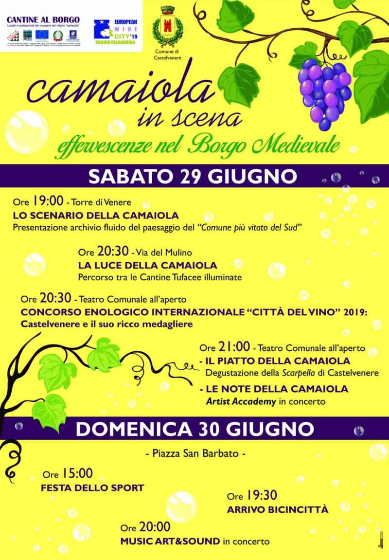 A Castelvenere un week end all’insegna della Camaiola