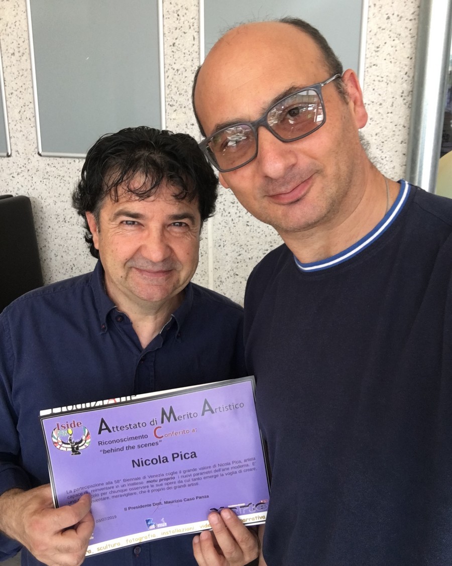 Benevento| Conferito il premio “Behind the Scenes” all’artista Nicola Pica.