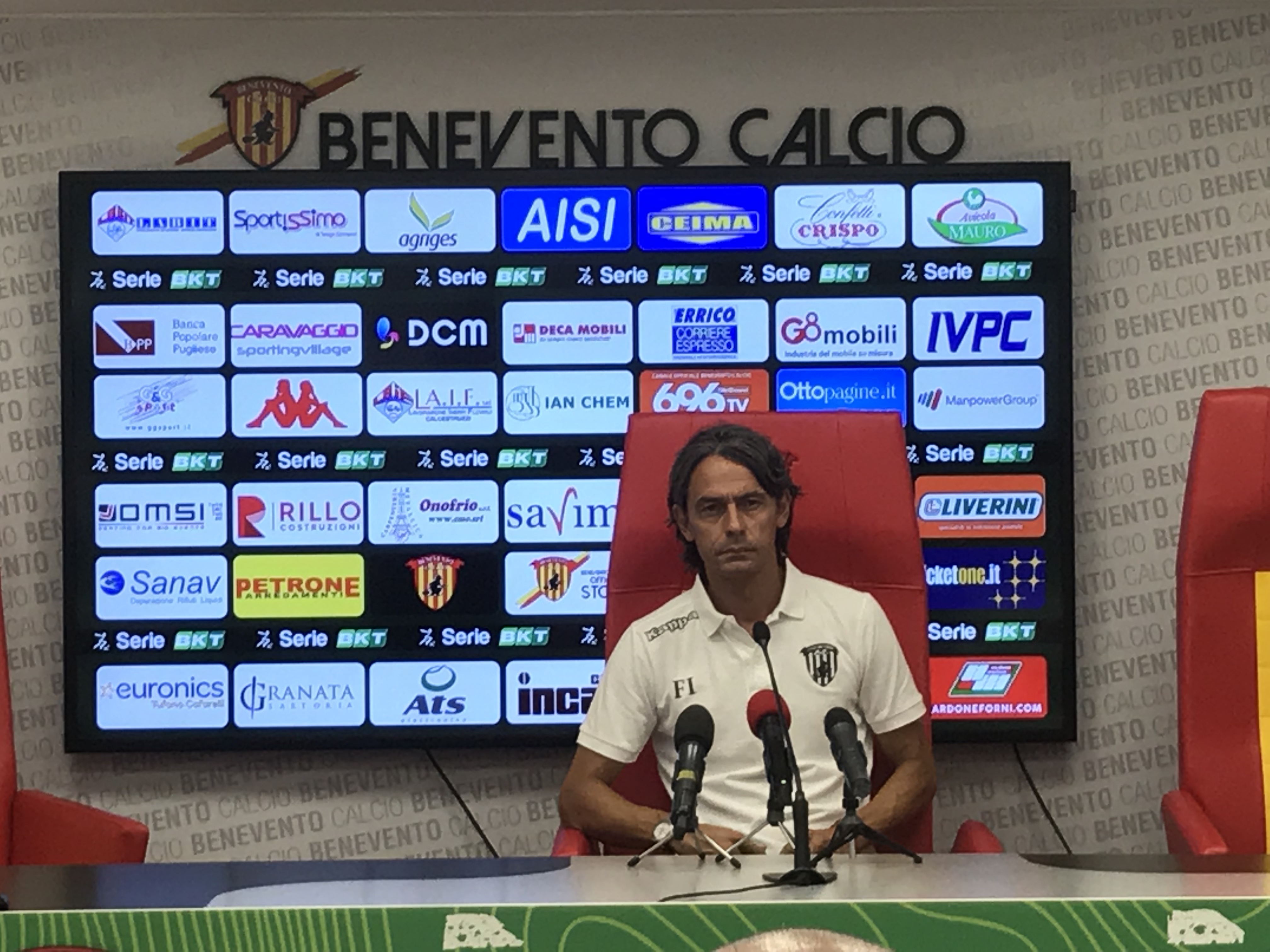 Benevento, Inzaghi predica calma: “Prova di personalità, ma ora non abbassiamo la guardia”