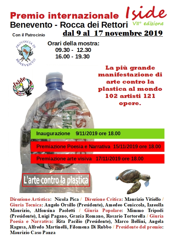 Benevento| 102 artisti per 121 opere, a Novembre alla Rocca dei Rettori la mostra: “L’arte contro la plastica”