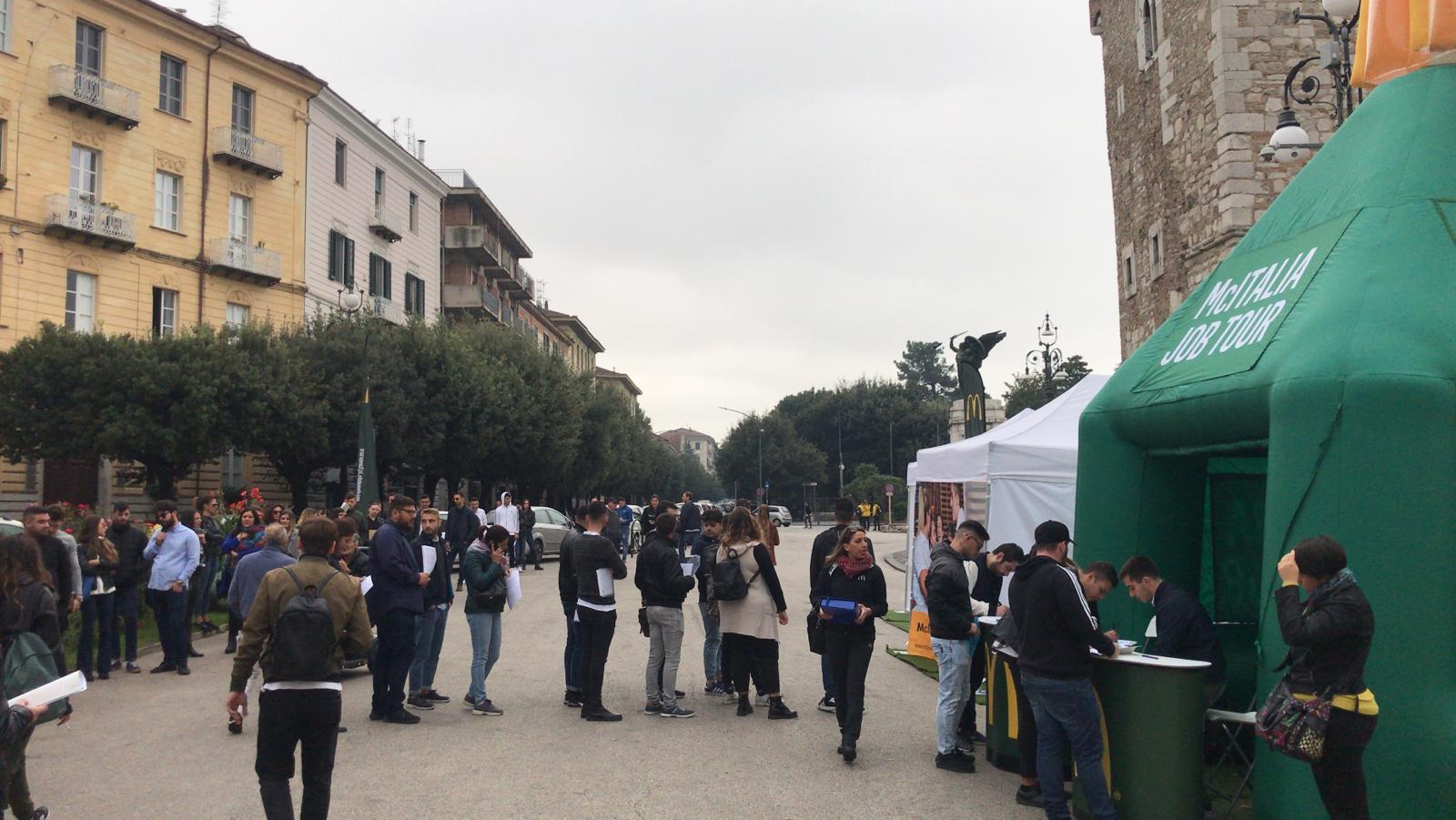 Il McItalia Job Tour arriva a Benevento. Al via i colloqui