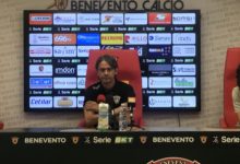 Benevento, Inzaghi: “Troppi complimenti sono arma a doppio taglio. Se molliamo siamo una squadra normale”