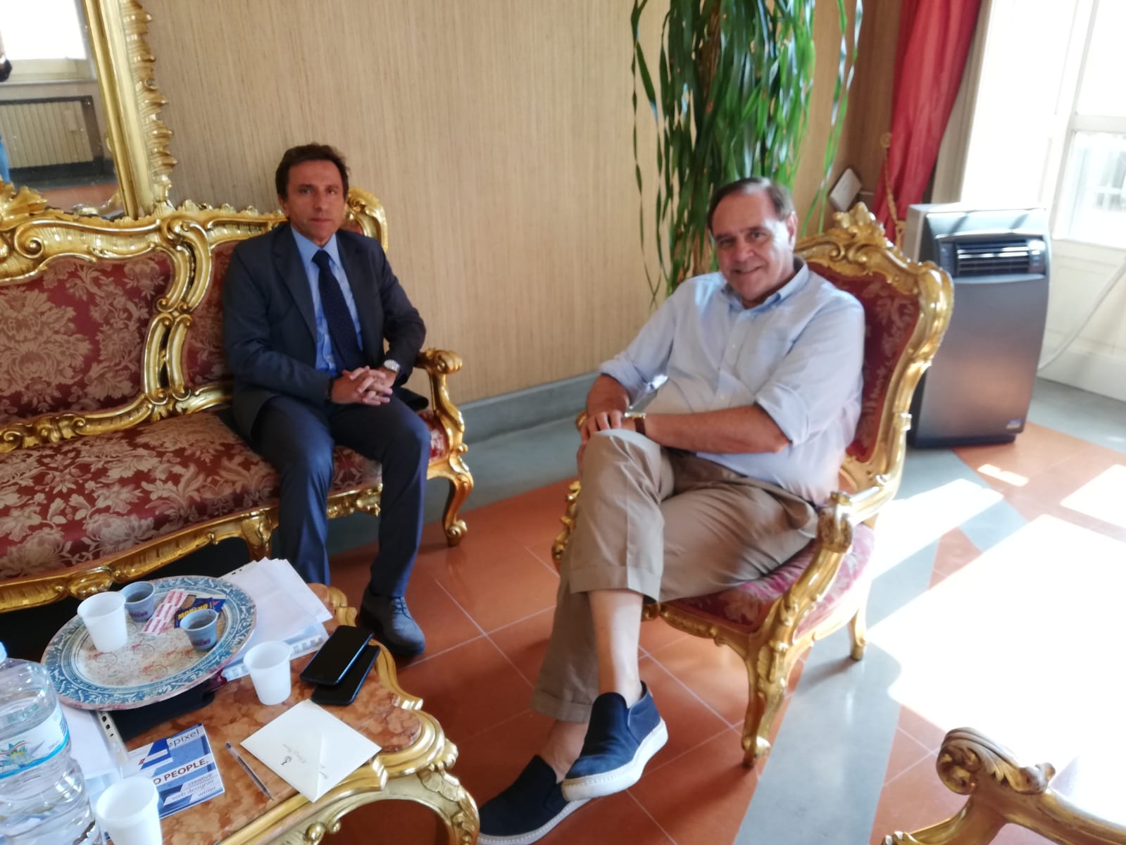 Benevento| Il sindaco Mastella ha ricevuto stamani il nuovo dg dell’Asl Gennaro Volpe