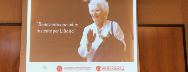 Benevento| #BeneventoNonOdia, l’iniziativa a sostegno della senatrice Liliana Segre