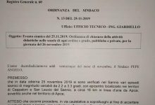 Sisma: scuole di ogni ordine e grado chiuse anche ad Apice