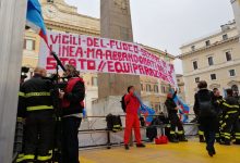 Roma| “Onorateci da vivi non da morti”: vigili del Fuoco scendono in piazza. Presente anche Benevento