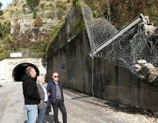 Caduta massi su strada provinciale Cerreto Sannita – Cusano Mutri: nuovo sopralluogo