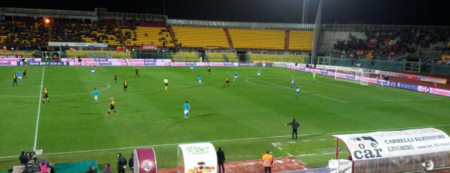 Livorno-Benevento: 0-2. La Strega è indomabile