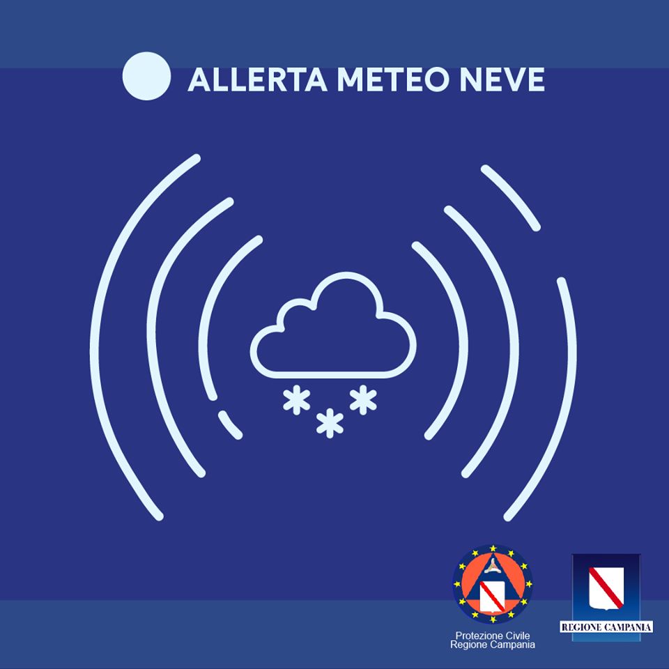 Torna la neve, l’allerta della Protezione Civile