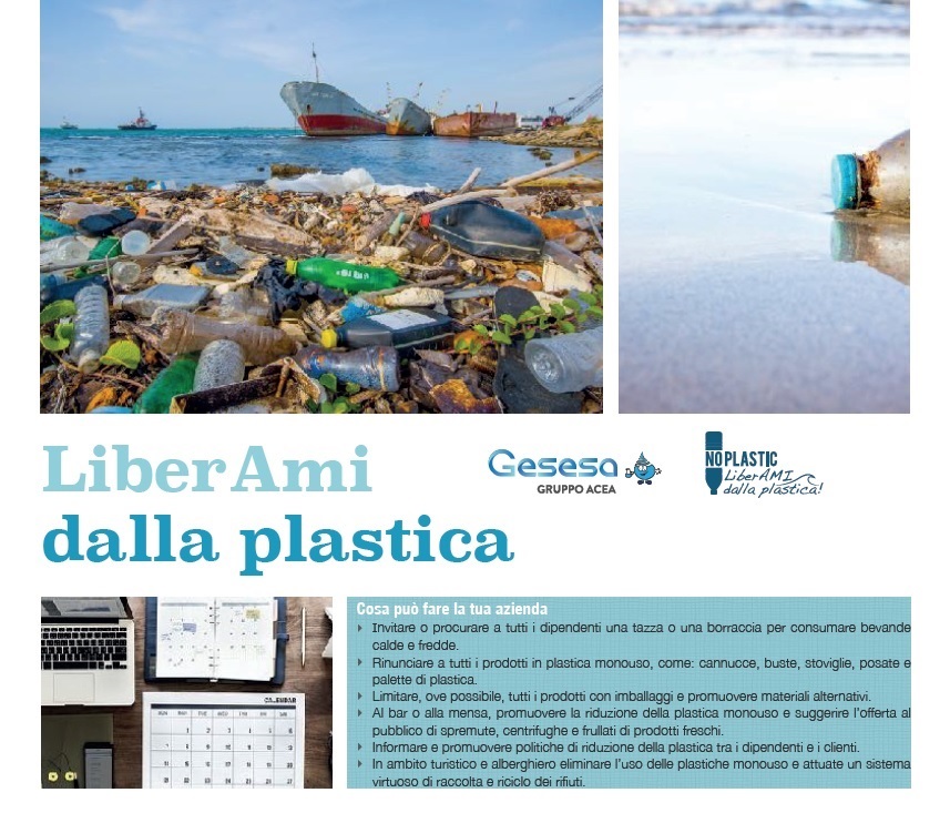 Benevento| Liberami dalla plastica, Gesesa aderisce alla Campagna di Sensibilizzazione di Ambiente Mare Italia