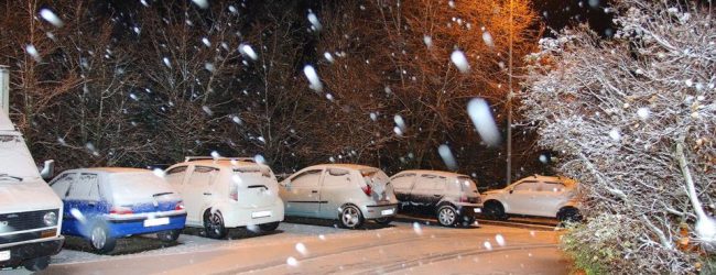 Torna freddo e neve a bassa quota su Irpinia e Sannio