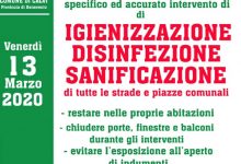 Calvi, il primo Comune ad effettuare sanificazione periodica settimanale